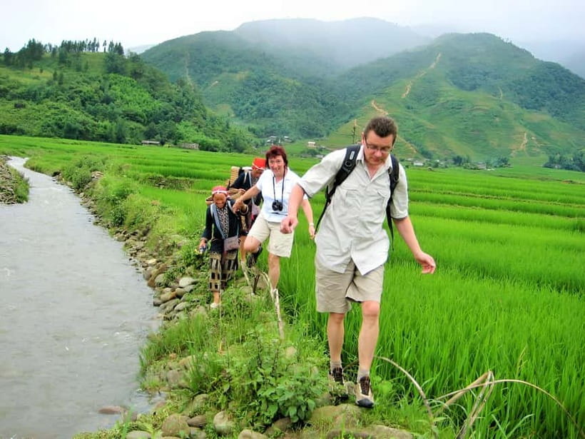 1-Day Sapa Long Trek - Rice Field Terrace, Ethnic Culture - Muong Hoa Valley walking, rice terraces and river rhythms