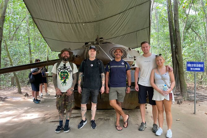 1-Day Tay Ninh– Cao Dai Temple & Cu Chi Tunnels Tour - Guides Matter, Vincent, Henry, Mark, Tinah, Tung, and Checky