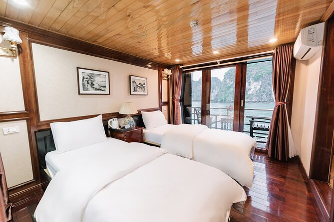 2 Days 1 Night on Lan Ha Bay at Daiichi Boutique Cruise - The First Night in an en-suite A/C cabin with hot water