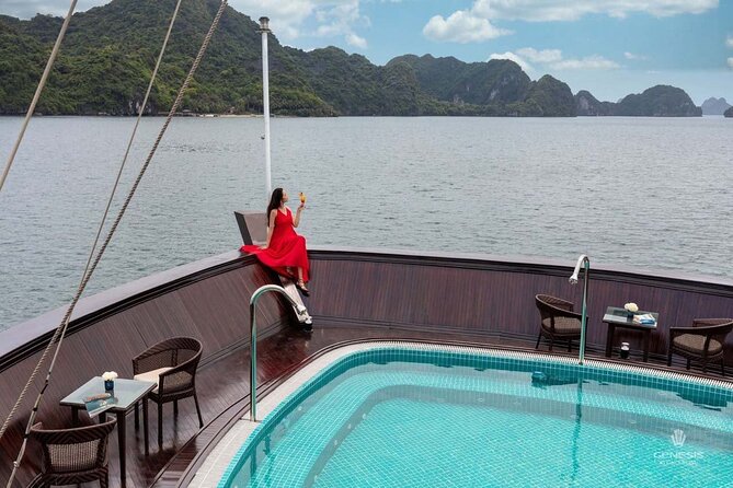 2 Days and 1 Night Halong Bay Luxury Genesis Regal Cruises - Day two in Lan Ha Bay: floating house, brunch, and time to exhale