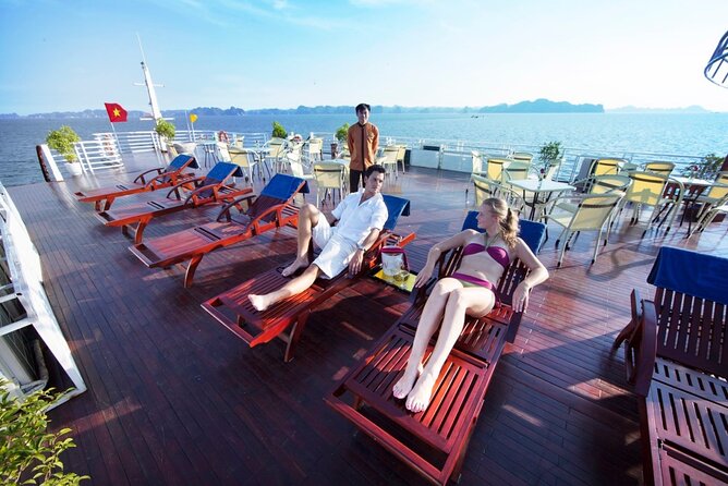 2D1N Ha Long Bay by Calypso Cruise, Caves, Meals, Transfer - Dinner, Cooking Class, Karaoke, and Squid Fishing: Easy Fun You Can Actually Opt Into
