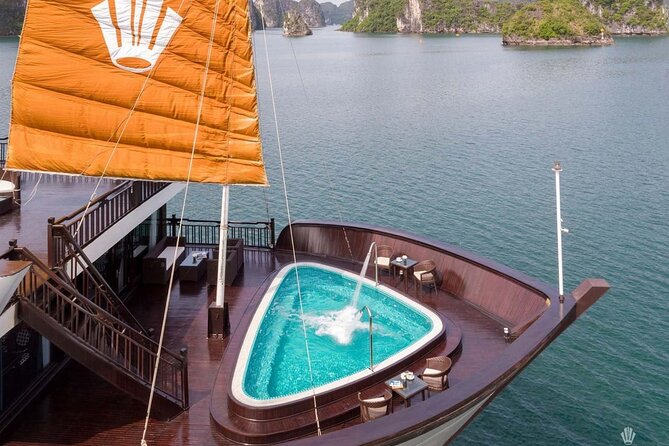 2Days-1Night Halong Bay Luxury Genesis Regal Cruises - The Cabin Upgrade: Balcony, Bathtub, and On-Board Wi-Fi