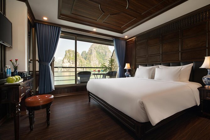 3-Day Hanoi-Ninh Binh-Halong-Lan Ha Bay 5 Star Cruise & Balcony - Day 2 on the road and on the bay: check-in, caves, and Ti Top