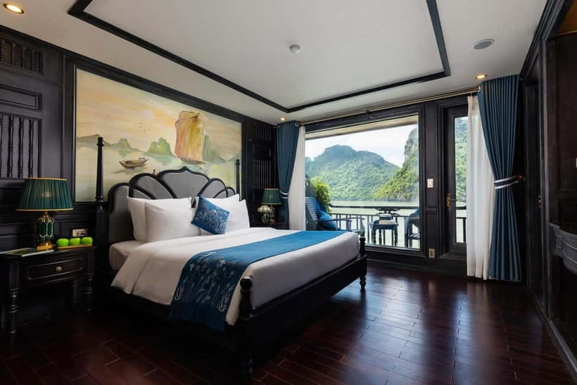 3-Day Lan Ha Bay & Viet Hai 5★ Cruise + Free Hanoi Pickup - Day 2: Tai Chi on the sundeck, Cat Ba, then cycling to Viet Hai Village