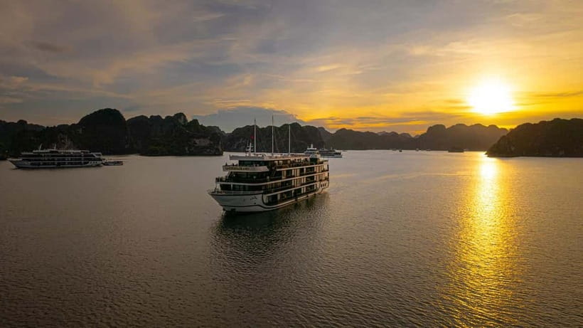 3-Day Lan Ha Bay & Viet Hai 5★ Cruise + Free Hanoi Pickup - Day 3: sundeck morning, then back to port by tender boat