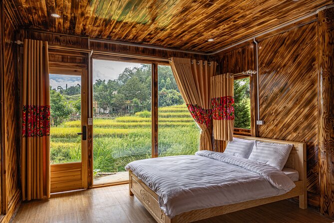 3-Days in Sapa with Overnight at 4 Star Hotel & Bungalow - Day 2: Rice terraces, Muong Hoa Stream, and the Ta Van bungalow night