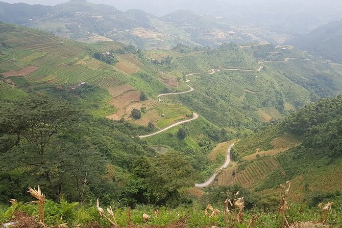 4 Days 3 Nights Ha Giang Easy Driving Motorbike Tours - Day 3 Ma Pi Leng Pass to Du Gia: Sky Pass, tea forests, and a Tay homestay