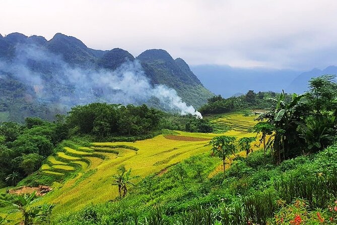 5, 6, 7 day Vietnam Itinerary | Charming | 2026 Northern Packages - Hieu Waterfall morning and Mai Chau cycling at a human speed