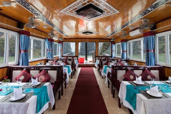 6 Hour Cruise in Hanoi - Welcome Aboard at 12:00: Safety Briefing, Lunch on the Boat, and Limestone Stops