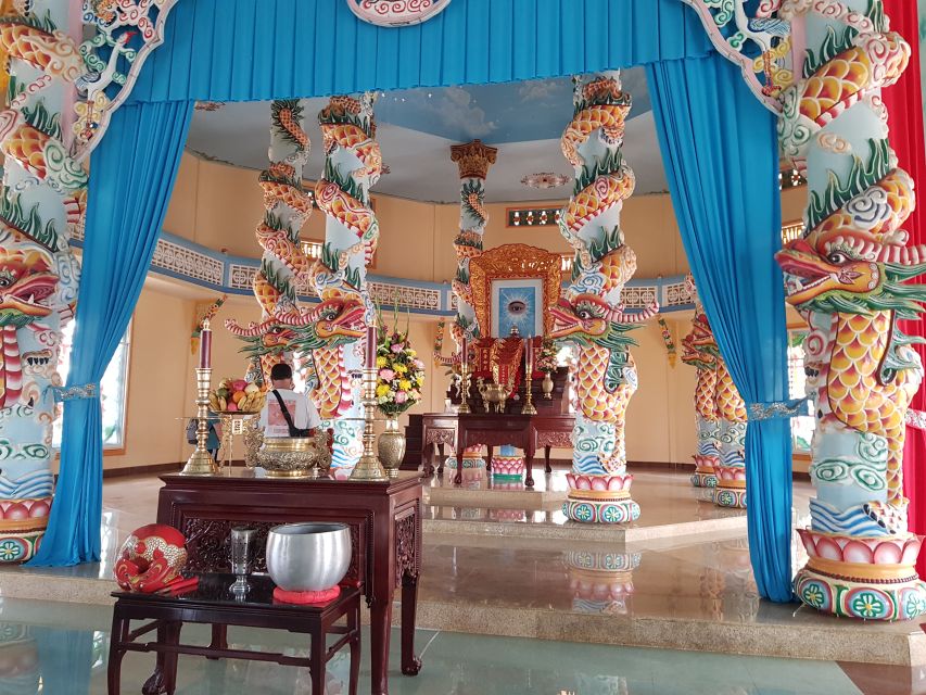 7-hour Datanla waterfall, Clay Tunnel and Holy See temple - Cao Dai Temple of Da Lat: Mini Tay Ninh Holy See With a Symbol Map