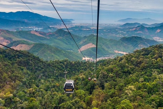 Afternoon private transfer from Danang city to the Golden Bridge - Cable car to the clouds: what the 20-minute ride is really like