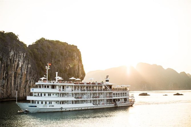 All Inclusive 3-Day 2-Night explore Ha Long Bay with Au Co Cruise - Day 1 at Bhaya Cruise Center, Viet Hai, and sunset on the bay
