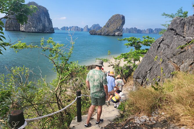 All-Inclusive 3 Day/2 Night Halong Luxury Cruise Meals, Cave, Kayaking, Swimming - Day 1: Port to caves, Titop swimming, and Dark & Bright by kayak