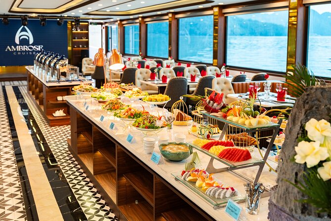 All Inclusive Cruise Tour at Halong Bay - Ti Top Island: swim, hike for photos, and a built-in sunset window