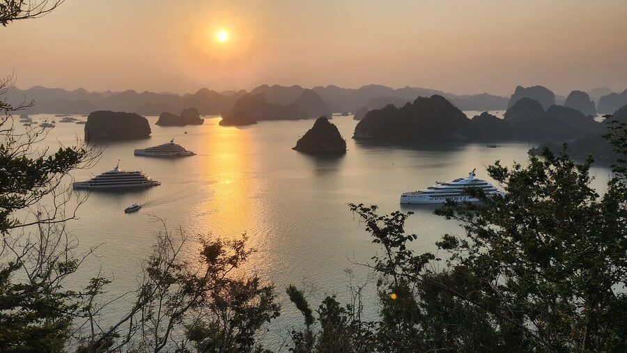 All-Inclusive HaLong Bay Luxury Day Cruise: Many Option - Luon Cave lagoon time: kayaking or bamboo boat