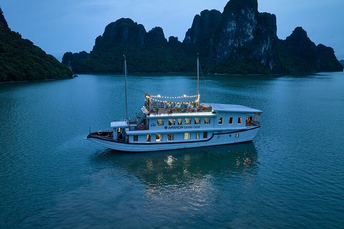 Amanda Premier Cruise - Ha Long Bay - All Inclusive 2D1N - Day One at Tuan Chau Marina, Welcome Drinks and the First River-to-Sea Shift
