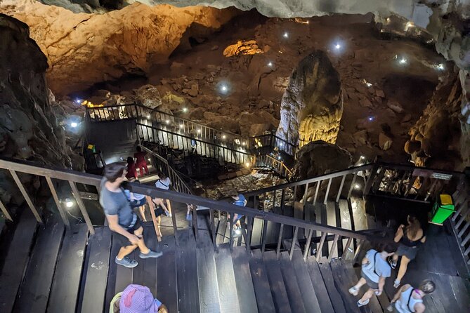 Amazing Phong Nha- Paradise Cave - Dark Cave 1 Day -All Inclusive - Small group touring, with a guide who keeps things clear