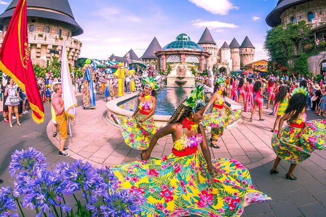 Ba Na Hills & Golden Bridge with Fantasy Park Tour-Optional Lunch - Linh Ung Pagoda at nearly 1,500m, quiet views and pine details