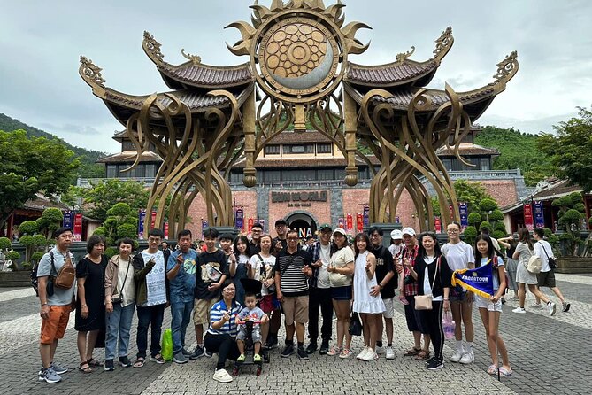Ba Na Hills with Golden Bridge Private Tour - French Village gardens and Linh Ung Pagoda pauses