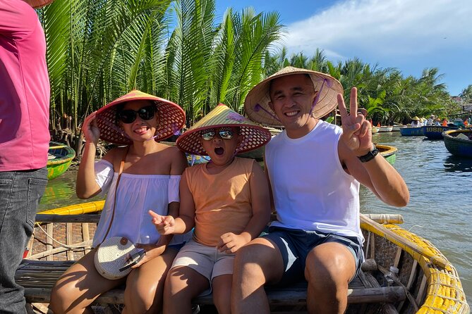 Basket Boat Ride, Coconut Forest, Sunset and Hoi An Town by Night - Hoi An landmarks: Japanese Covered Bridge and Phuc Kien Assembly Hall