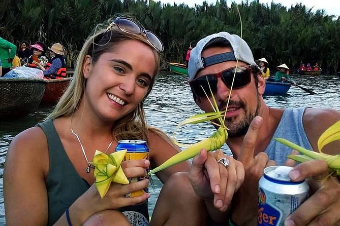 Basket Boat Riding at Bay May coconut village - Fishing and Seafood Moments on the Water