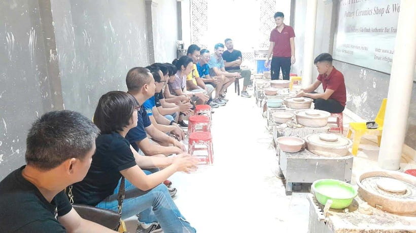 Bat trang Pottery Ceramics Class in Hanoi’s Old Quarter | VN - Cooling down and why the studio workflow matters