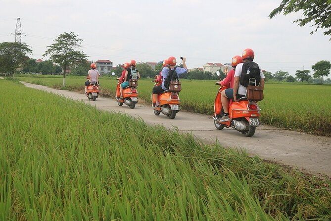 Beautiful Female Riders Vespa Red River Countryside Tour 5 Hours - Small-group pacing: easier photos and less chaos