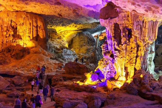 Best Halong 5 star Day Trip, inclusive,buffet,cave,kayak,transfer - Halong Bay time on the water: relaxing deck moments and a sunset party