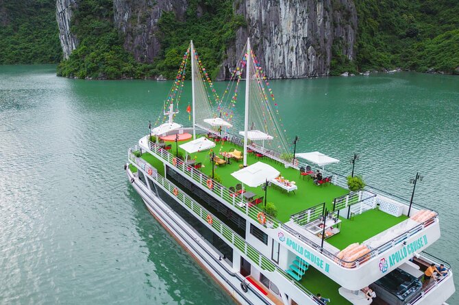Best Halong Bay Tour One Day On Luxury Cruise 6 Hours Cruising - A luxury-style one-day Halong Bay cruise that actually fits your schedule