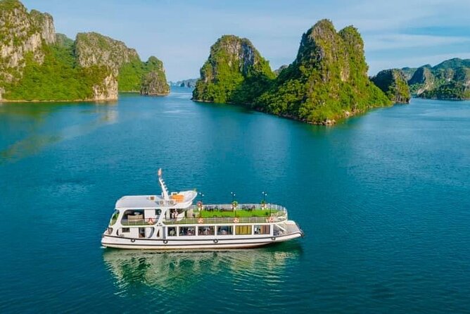 Best Halong Bay Tour One Day On Luxury Cruise 6 Hours Cruising - Lunch onboard plus swim time in warm clear water
