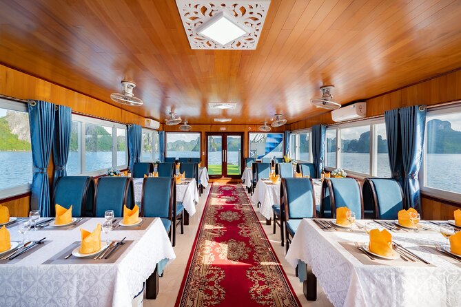 Best seller Halong Bay Day Cruise - Lunch, Shower Towel, and the Sunset Tea Party