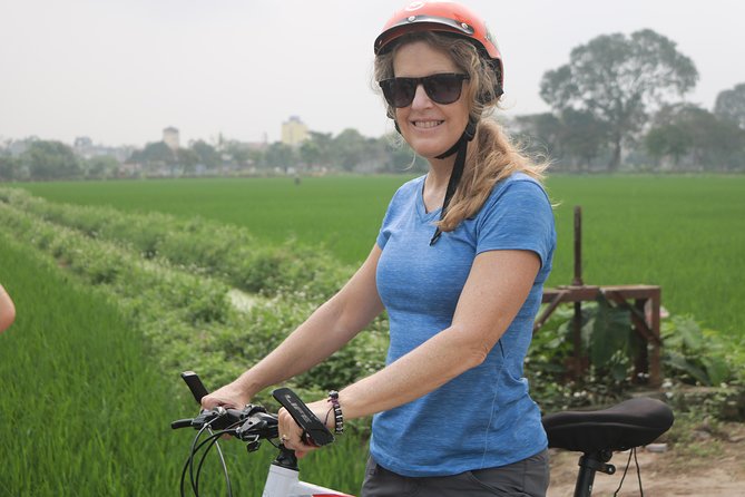 Bicycle Tour Full Day Explore Red River Delta & Rural Villages - Rolling out toward rice paddies and rural backroads