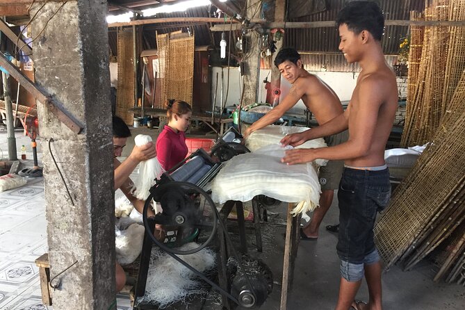 BIG BOSS Private LIMOUSINE To Cu Chi Tunnels and Mekong delta - Coconut Candy Workshop: From Coconut Milk to the Final Box