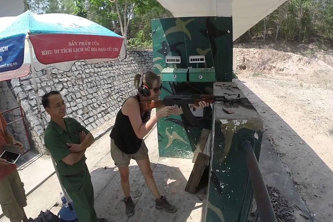 BIG BOSS Private LIMOUSINE To Cu Chi Tunnels and Mekong delta - Lacquer Workshop and Rubber Plantation Stops Before The Tunnels