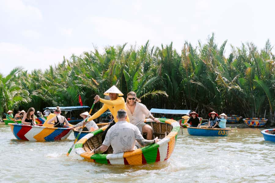 BUFFALO RIDING -BASKET BOAT & BIKE TOUR-HOI AN - Making Your Own Lantern in Hoi An Old Town
