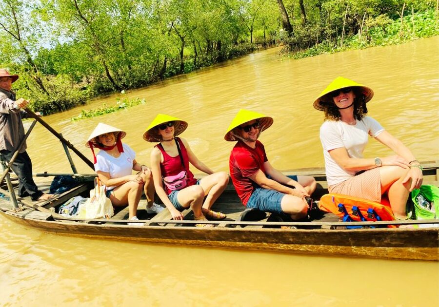 'Cai Rang' Floating Market 2-Day Tour With Biking & Boating - Day 2 on Cai Rang: boat cruising, kayaking, bikes, and the 30-minute Tien River crossing