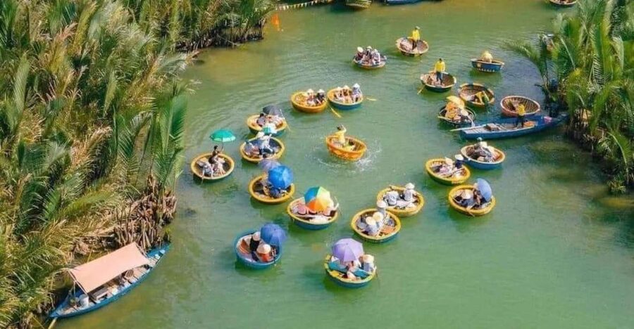 Cam Thanh Coconut Basket Boat Experience from Hoi An/Da Nang - Bamboo basket boats through coconut canals (the part that people remember)