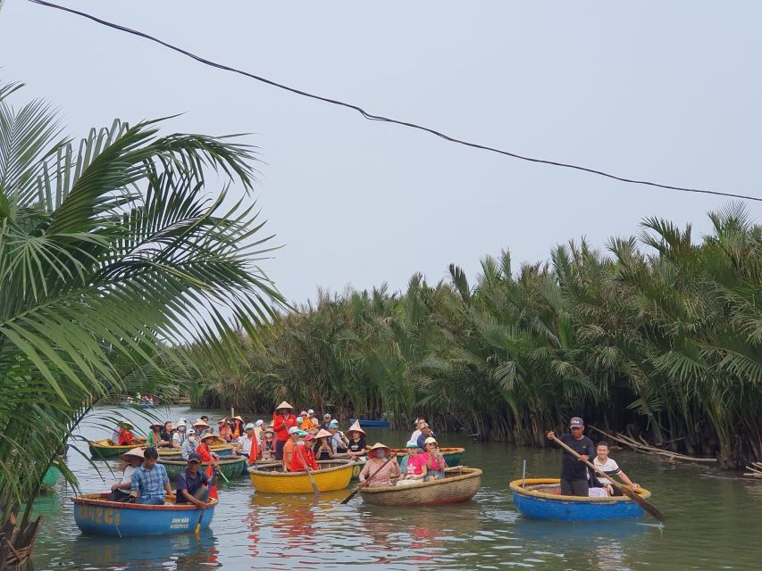 Cam Thanh Coconut Basket Boat Experience from Hoi An/Da Nang - Welcome drink at a fisherman’s house, then back to town