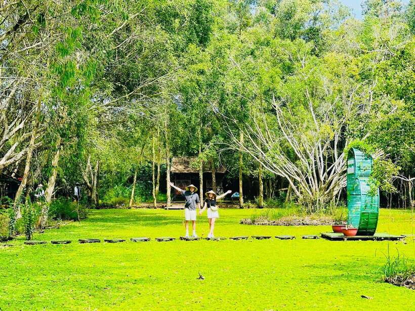 Can Tho: Explore Lung Ngoc Hoang Nature Reserve from Can Tho - Wild Weeds, Water Lilies, and Water Hyacinth, Small Details That Make It Feel Local