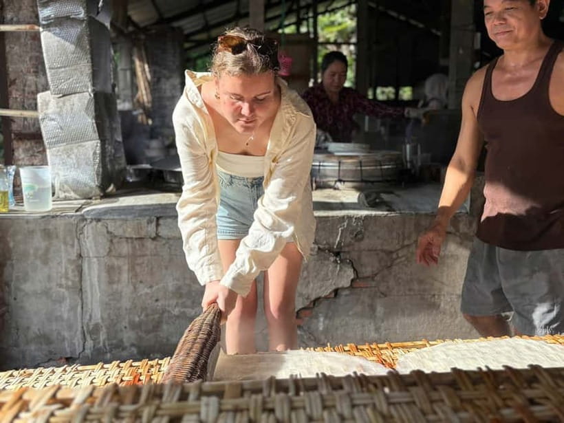 Can Tho: Floating Market, Cacao & Canals with French Guide - Rice noodle workshop, from rice paper to noodles