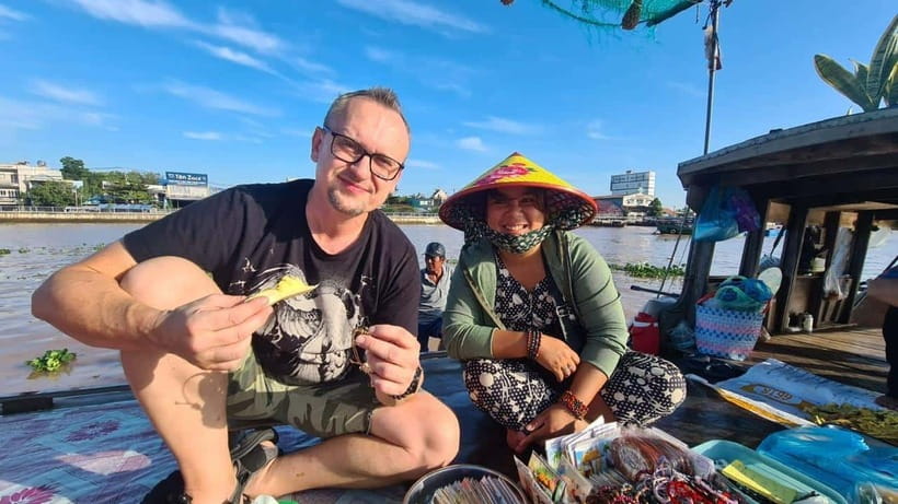 Can Tho: Floating Market, Canal, Cacao Farm & Mekong' Life - Organic cacao farm tastings: chocolate, wine, and cosmetics