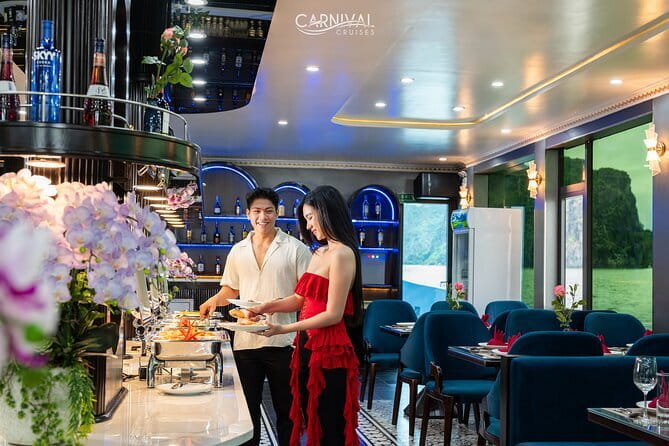 Carnival Cruise: Halong Luxury Cruise Day Trip -Swim, Kayak, Cave - Ti Top Island: beach swim or a climb for wide views