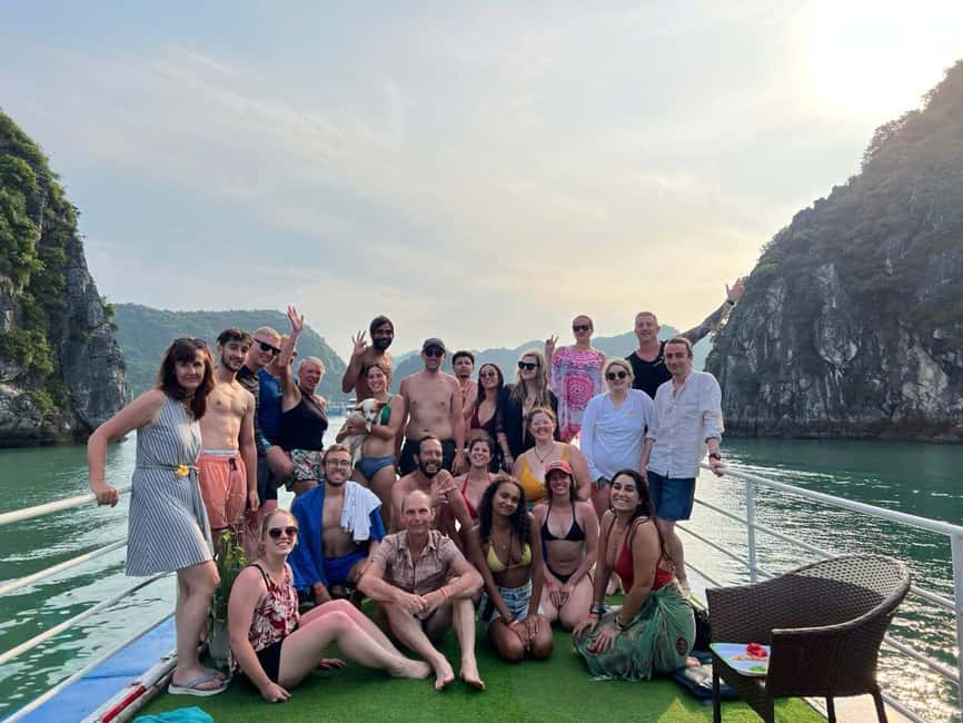Cat Ba/Ha Noi: Lan Ha and Monkey Island Full Day Boat Trip - Lan Ha Bay, minus the busy Ha Long feel