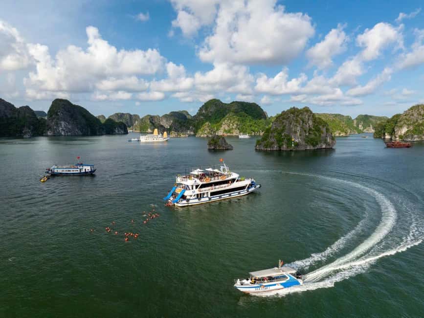 Cat Ba/Ha Noi: Lan Ha and Monkey Island Full Day Boat Trip - From Hanoi pickup to Beo Port: why the day starts early