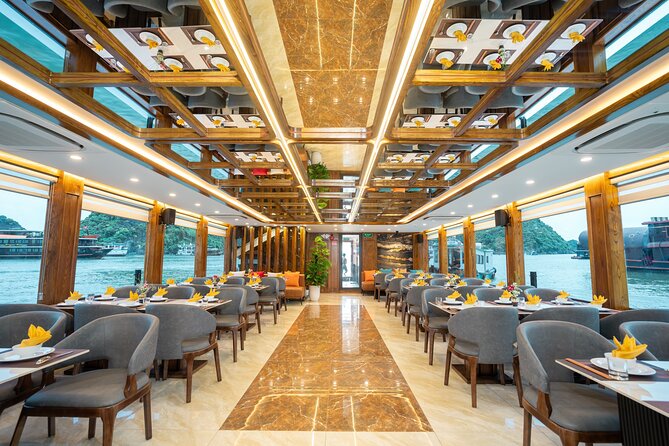 Cat Ba Island: Full-day Tour Lan Ha Bay with Luxury Cruise - Dcharme Luxury Cruise Comfort on a Full-Day Lan Ha Bay Trip