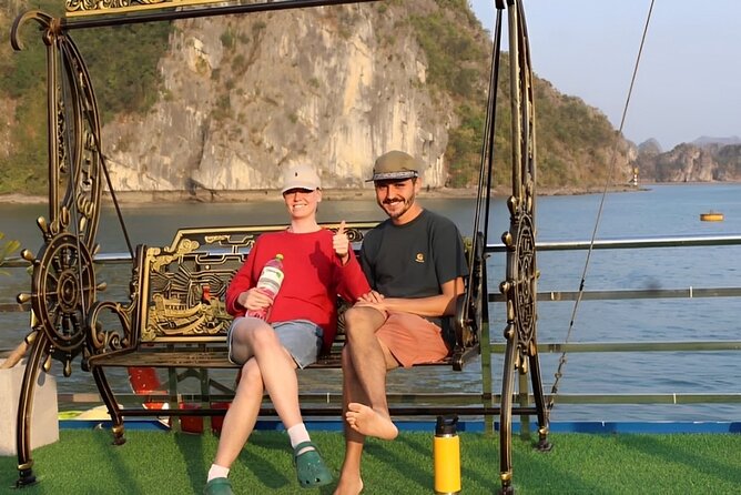 Cat Ba – Monkey Island – Lan Ha, Ha Long Bay – Viet Hai Village - Monkey Island close-up at Lan Ha Bay, tea break, and swim time