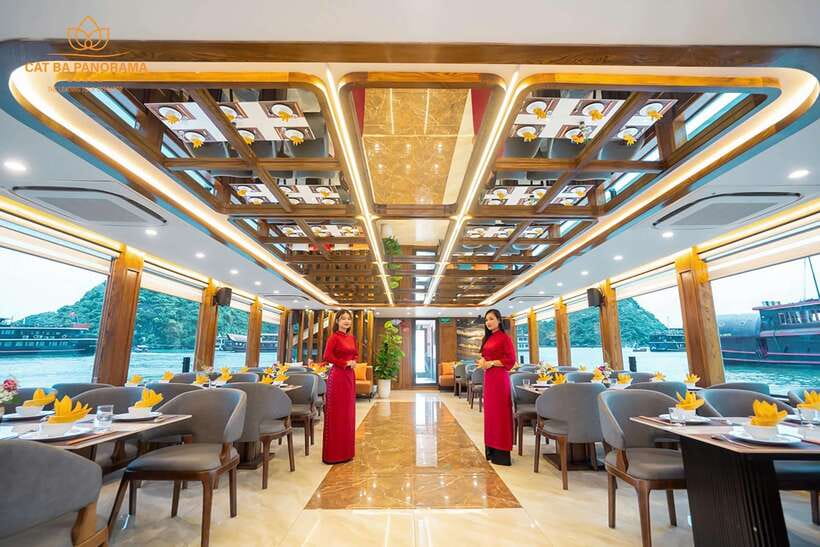 Cat Ba: Sunset on Lan Ha Bay with Sunset Party - A short sunset cruise that still feels like Lan Ha Bay