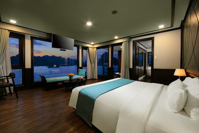 CELINA Cruise 6</em> Lan Hạ Bay 2 days 1 night with 2 ways transfer – Lan Ha Bay, not just another boat ride’ /><br />
Ha Long Bay gets all the fame, but Lan Ha Bay is where you can feel the same limestone scenery with a slightly more relaxed pace. This cruise is built around that idea: two days, one night, and enough scheduled time that you are not just looking out a window for most of it.</p>
<p><p>You spend Day 1 settling in and getting out on the water, then Day 2 starts early, with sunrise tai chi and breakfast before you head toward the next highlight. It is a classic overnight rhythm for this region, and it works because the bay looks different at each hour of the day.</p>
</p>
<h2 id="price-and-what-255-really-buys-you">Price and what $255 really buys you</h2>
<p><img width="669" height="446" decoding="async" src=