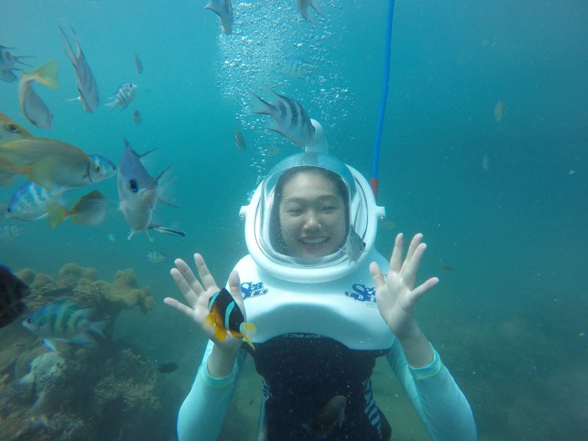 Cham Island: Underwater Walking & Snorkeling Tour - Oxygen Helmet Underwater Walking: What You Actually Do