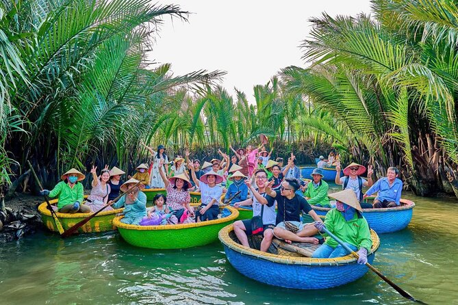 Coconut Basket Boat Ride by Hangcoconut - Bamboo paddling and fishing, what you do on the boat
